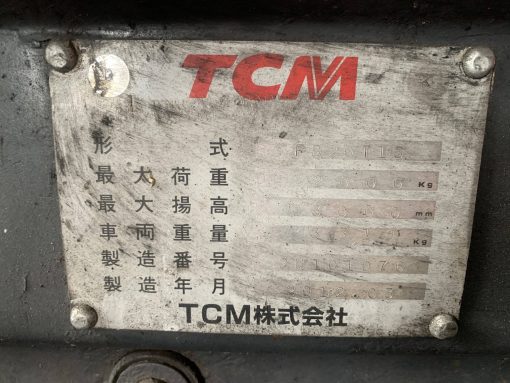 Bảng nhôm xe nâng TCM