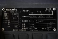 Xe nâng điện nhật bãi Komatsu 1.5 tấn